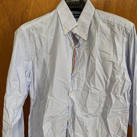 Men’s Striped Button-Up - Picture 2 of 8